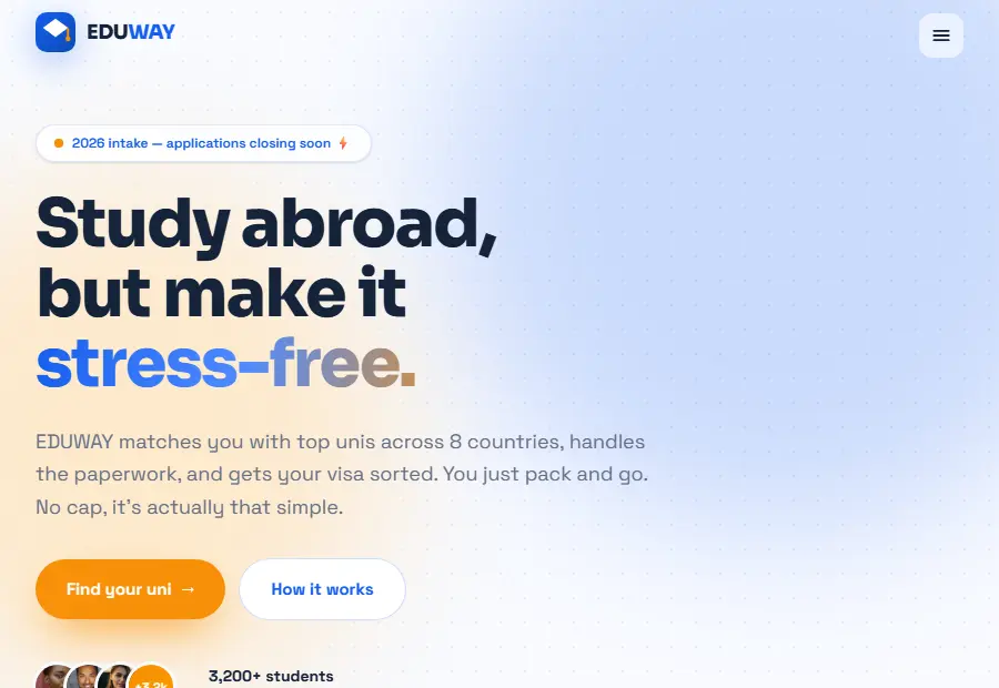 EDUWAY — screenshot of the live demo